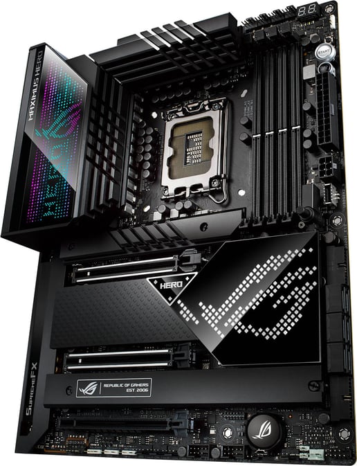 ASUS ROG Maximus Z690 Hero eATX Motherboard for Intel LGA1700 CPUs