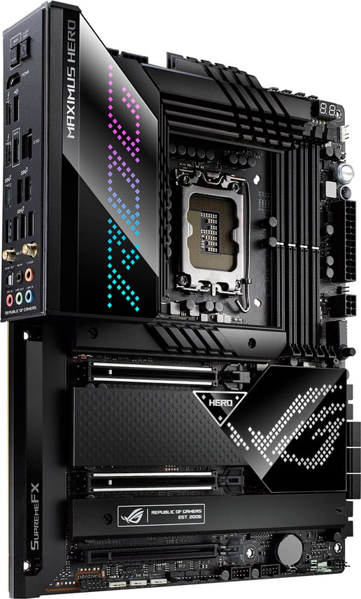 ASUS ROG Maximus Z690 Hero eATX Motherboard for Intel LGA1700 CPUs