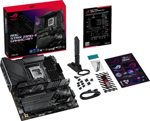 ASUS ROG Strix Z890-E Gaming WiFi ATX Motherboard for Intel Socket 1851 CPUs