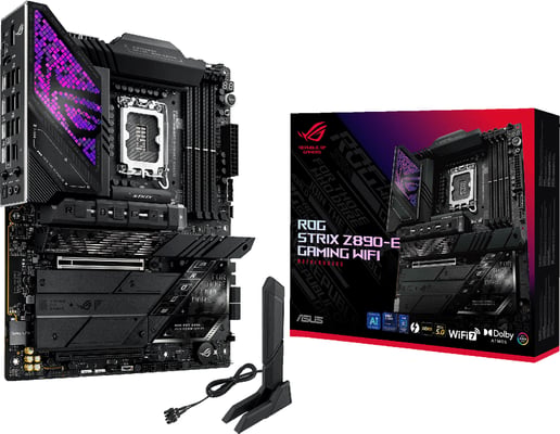 ASUS ROG Strix Z890-E Gaming WiFi ATX Motherboard for Intel Socket 1851 CPUs