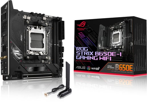 ASUS ROG Strix B650E-I Gaming WiFi ITX Motherboard for AMD AM5 CPUs