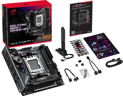 ASUS ROG Strix B850-I Gaming WiFi ITX Motherboard for AMD AM5 CPUs