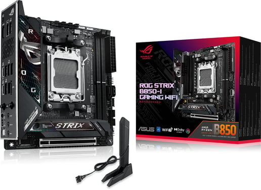 ASUS ROG Strix B850-I Gaming WiFi ITX Motherboard for AMD AM5 CPUs