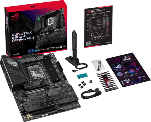 ASUS ROG Strix B860-F Gaming WiFi ATX Motherboard for Intel LGA1851 CPUs