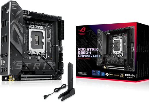 ASUS ROG Strix B860-I Gaming WiFi ITX Motherboard for Intel LGA1851 CPUs