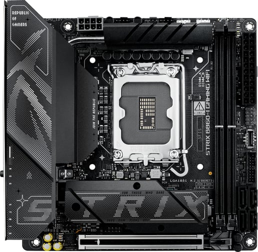 ASUS ROG Strix B860-I Gaming WiFi ITX Motherboard for Intel LGA1851 CPUs