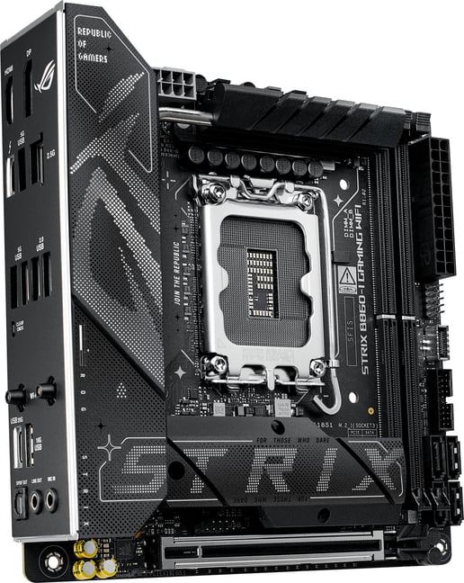 ASUS ROG Strix B860-I Gaming WiFi ITX Motherboard for Intel LGA1851 CPUs