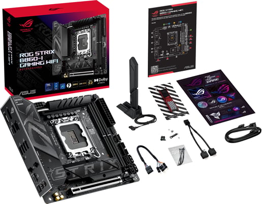 ASUS ROG Strix B860-I Gaming WiFi ITX Motherboard for Intel LGA1851 CPUs