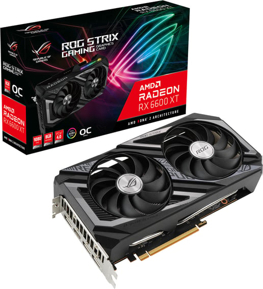 ASUS Radeon RX 6600 XT Strix Edition OC 8GB Graphics Card