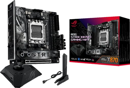 ASUS ROG Strix X870-I Gaming WiFi ITX Motherboard for AMD AM5 CPUs