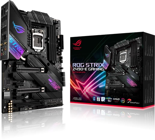 ASUS ROG Strix Z490-E Gaming ATX Motherboard for Intel LGA1200 CPUs