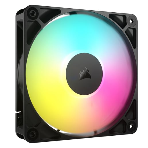 Corsair RS120 ARGB Triple Pack of 120mm PWM Fans in Black