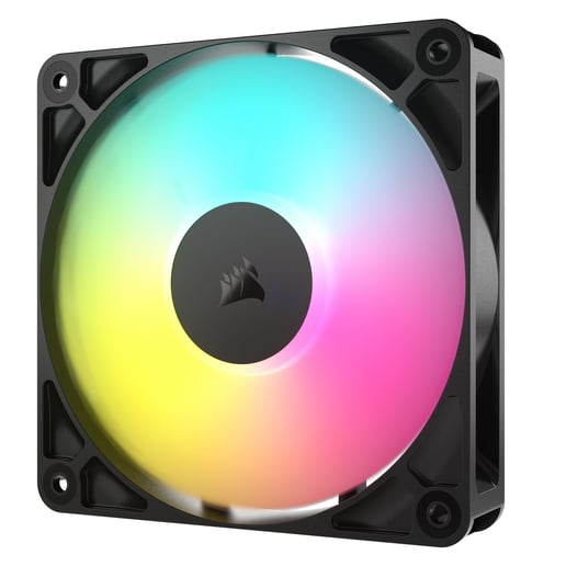 Corsair RS120 ARGB Triple Pack of 120mm PWM Fans in Black
