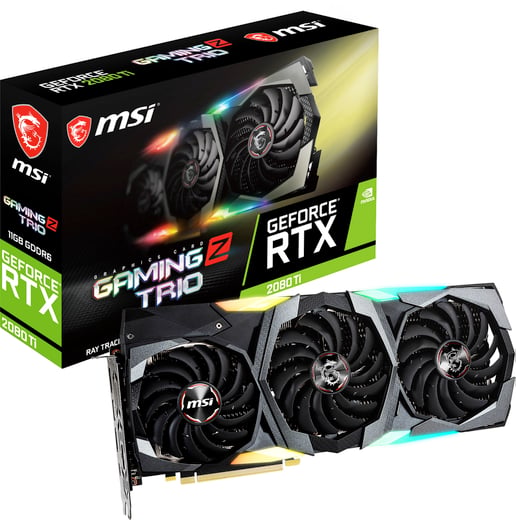 MSI GeForce RTX 2080 Ti GAMING Z TRIO OC 11GB Graphics Card