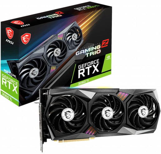 MSI GeForce RTX 3060 Ti GAMING Z TRIO LHR OC 8GB Graphics Card