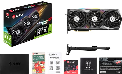 MSI GeForce RTX 3070 GAMING X TRIO OC 8GB Graphics Card