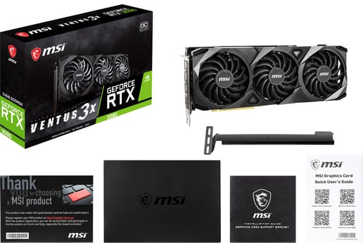 MSI GeForce RTX 3090 Ventus 3X OC 24GB Graphics Card