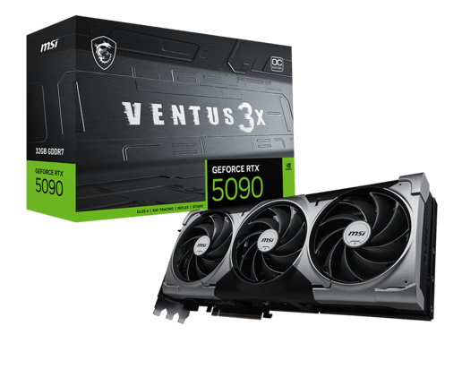 MSI GeForce RTX 5090 Ventus 3X OC 32GB GDDR7 Graphics Card