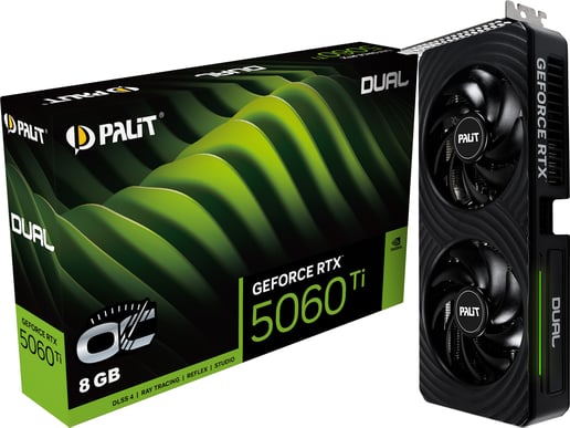 Palit GeForce RTX 5060 Ti Dual OC 8GB GDDR7 Graphics Card