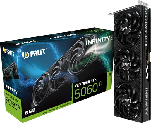 Palit GeForce RTX 5060 Ti Infinity 3 8GB GDDR7 Graphics Card