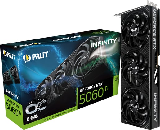 Palit GeForce RTX 5060 Ti Infinity 3 OC 8GB GDDR7 Graphics Card