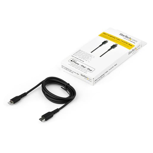 StarTech.com 1m USB Type-C to Lightning Cable in Black