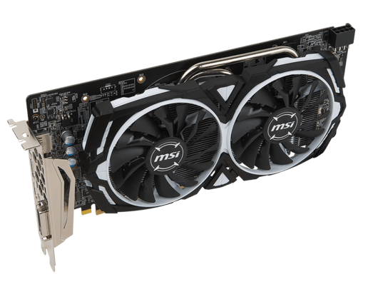 MSI Radeon RX 580 ARMOR OC 8GB Graphics Card