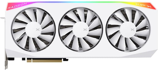 XFX Radeon RX 9070 XT Mercury White Magnetic Air OC 16GB GDDR6 Graphics Card