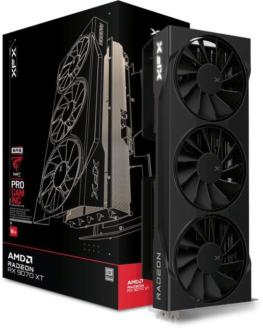 XFX Radeon RX 9070 XT Swift 16GB GDDR6 Graphics Card