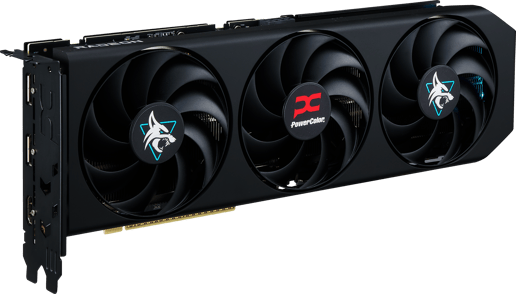 PowerColor Radeon RX 9060 XT HellHound OC 16GB GDDR6 Graphics Card