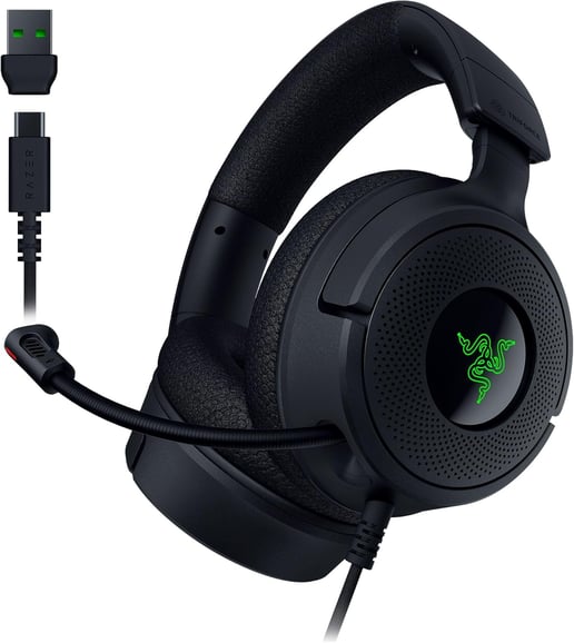 Razer Kraken V4 X Wired Gaming Headset in Black