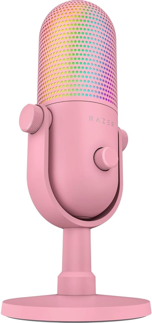 Razer Seiren V3 Chroma RGB USB Microphone in Quartz