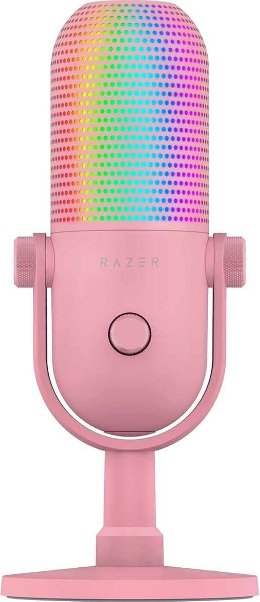 Razer Seiren V3 Chroma RGB USB Microphone in Quartz
