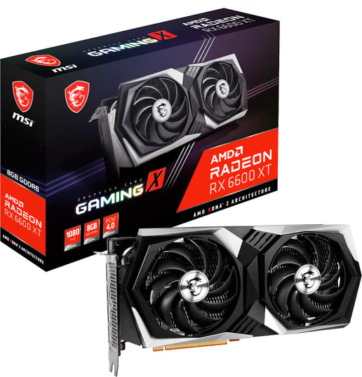MSI Radeon RX 6600 XT GAMING X OC 8GB Graphics Card