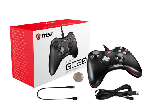 MSI Force GC20 USB Game Controller for PC, PS3 and Android