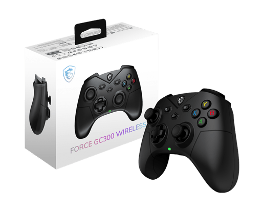 MSI FORCE GC300 WIRELESS Gamepad in Black