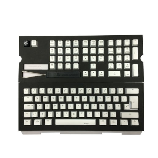 Ducky Shine 4 ABS Backlight Compatible Keycaps White UK