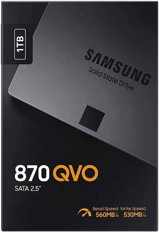 1TB Samsung 870 QVO 2.5" SATA III Solid State Drive