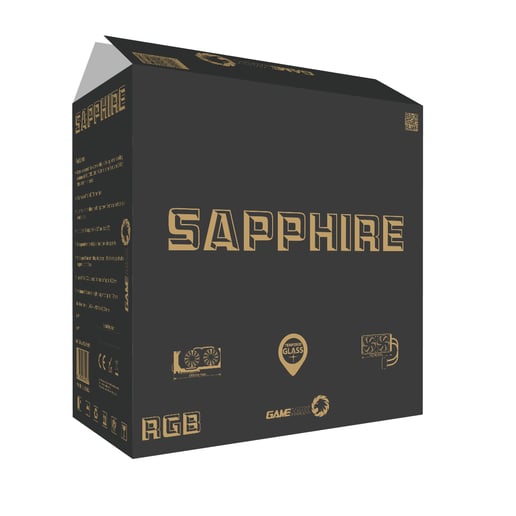 GameMax Sapphire Mid Tower Gaming Case - Black 