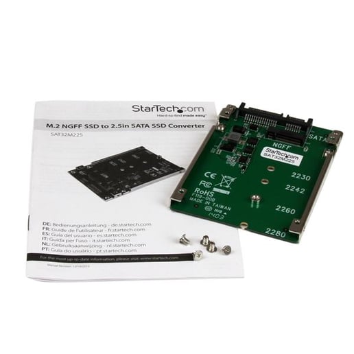 StarTech.com M.2 NGFF SSD to 2.5 inch SATA Adaptor Converter