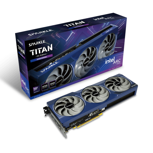 SPARKLE Intel Arc B580 TITAN OC 12GB GDDR6 Graphics Card