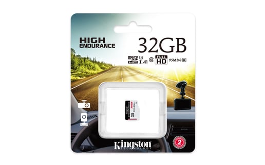 32GB Kingston High Endurance UHS-1 (U1) microSD Card 