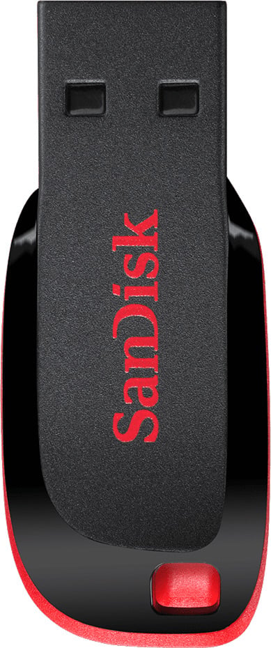 16GB SanDisk Cruzer Blade USB 2.0 Flash Drive