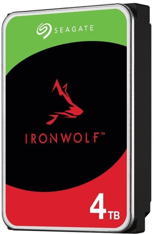 4TB Seagate Ironwolf 3.5" SATA 6GB/s Hard Drive - 5400RPM, 64MB Cache
