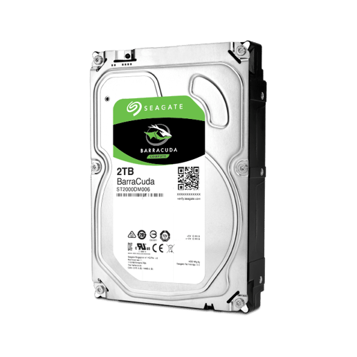 Seagate BarraCuda 2TB SATA III 3.5" Hard Drive - 7200RPM, 64MB