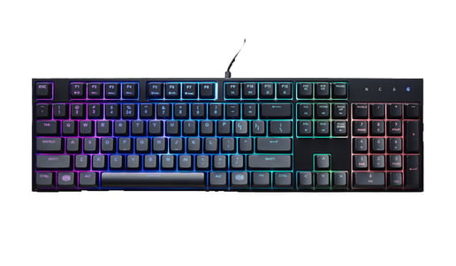 Cooler Master MasterKeys Lite L Combo Keyboard and Ambidextrous Mouse Gaming Bundle with LED Lighting Effects