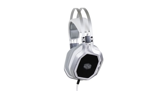 Cooler Master MasterPulse White with Bass FX Over-Ear Gaming Headset