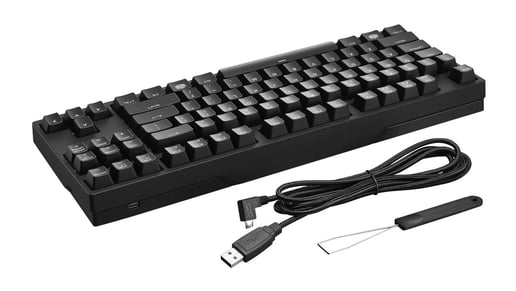 MasterKeys Pro S White LED Gaming Keyboard (Brown Switch)
