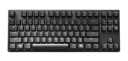 MasterKeys Pro S White LED Gaming Keyboard (Brown Switch)
