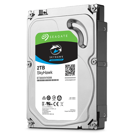 Seagate SkyHawk 2TB SATA III 3.5"" Hard Drive - 5900RPM, 64MB Cache